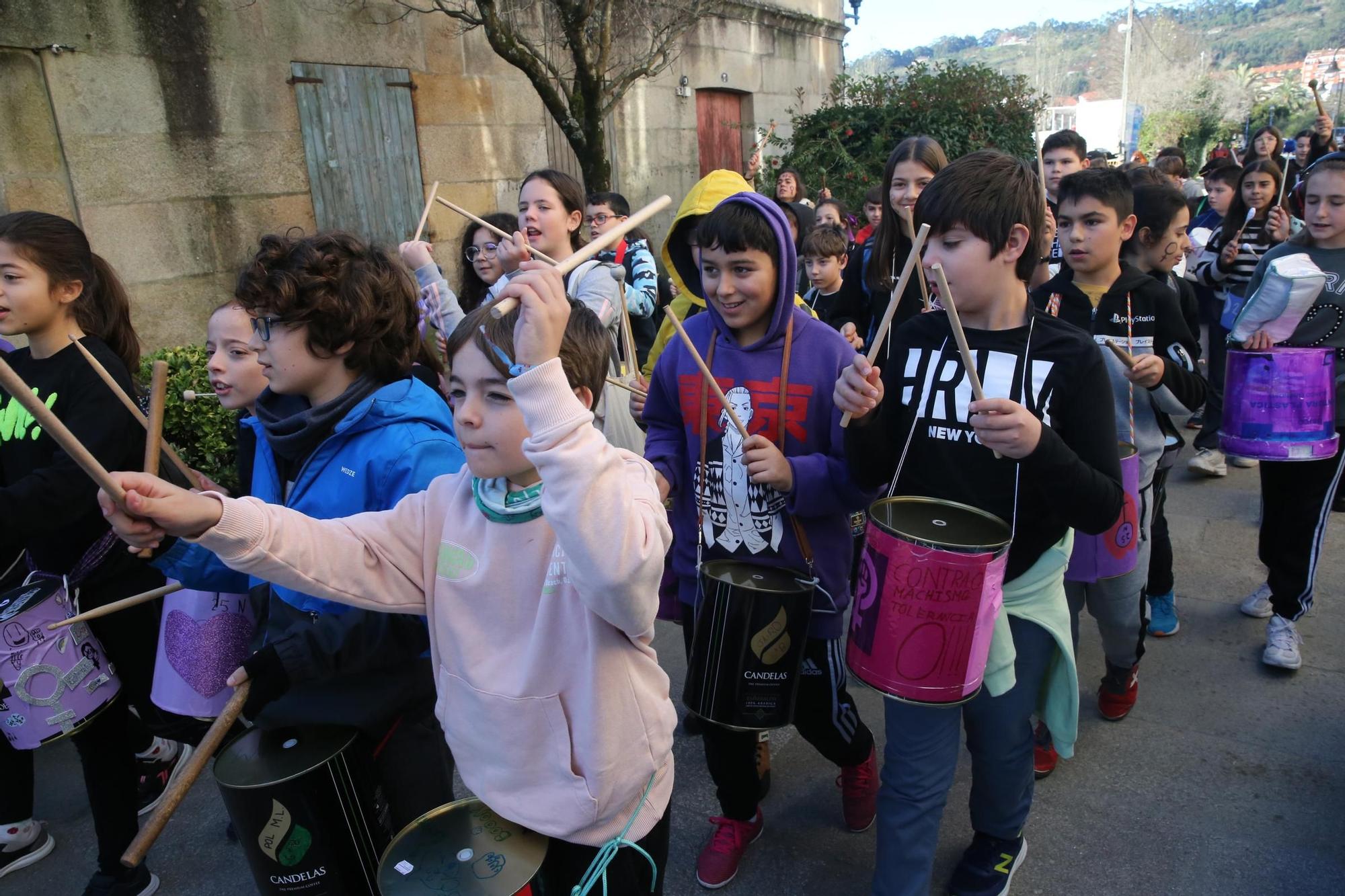 Los colegios, protagonistas en la previa del 25-N en O Morrazo