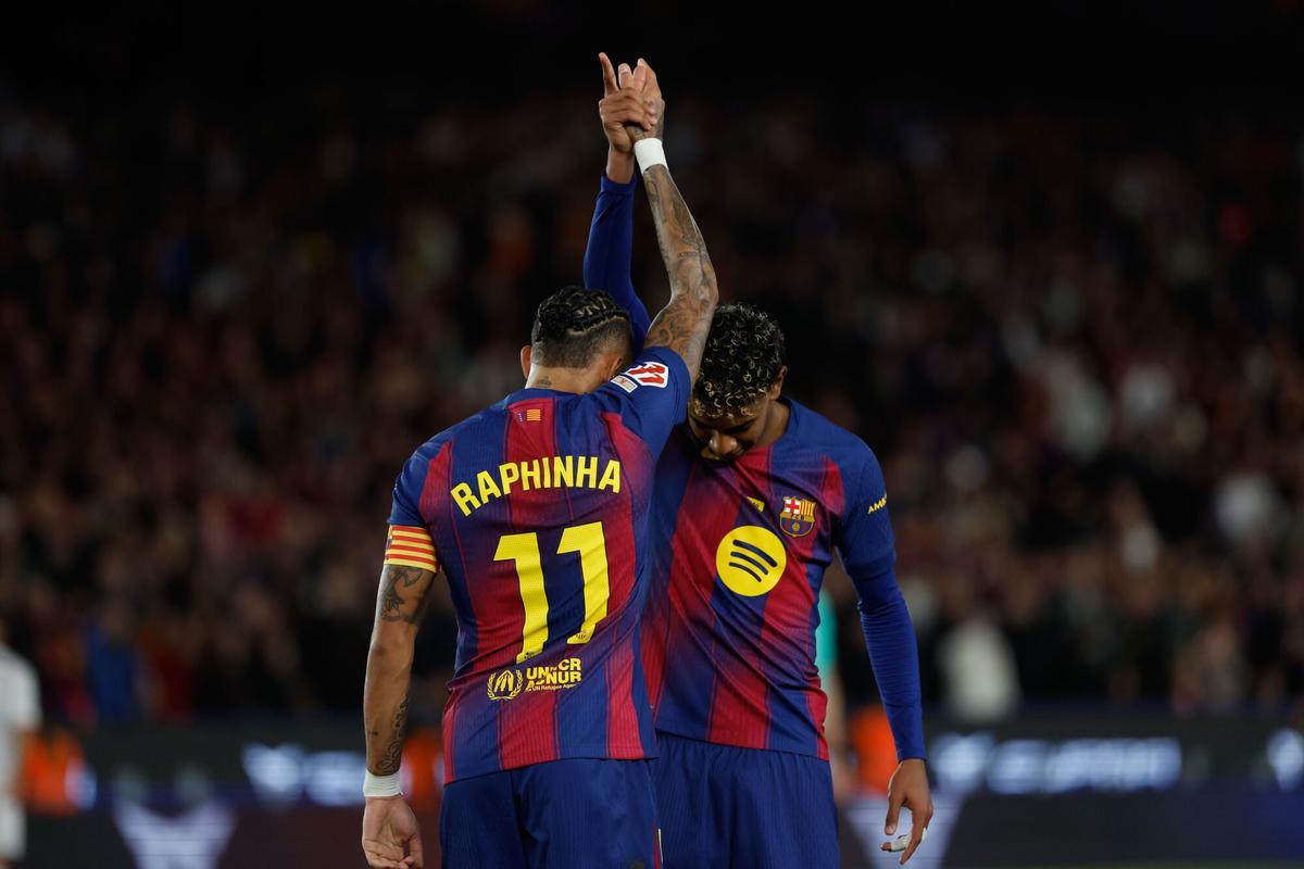 Raphinha le marcó a Osasuna