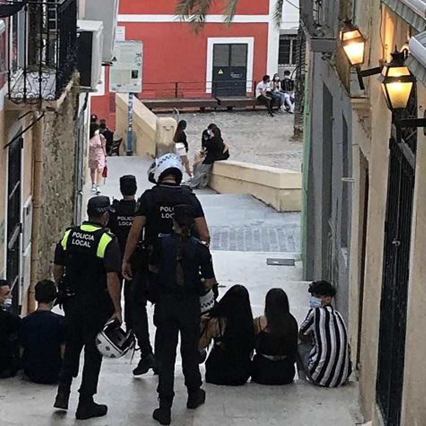 Agentes en el Casco Antiguo