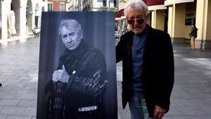 José Sacristán, durante su estancia en Huesca.