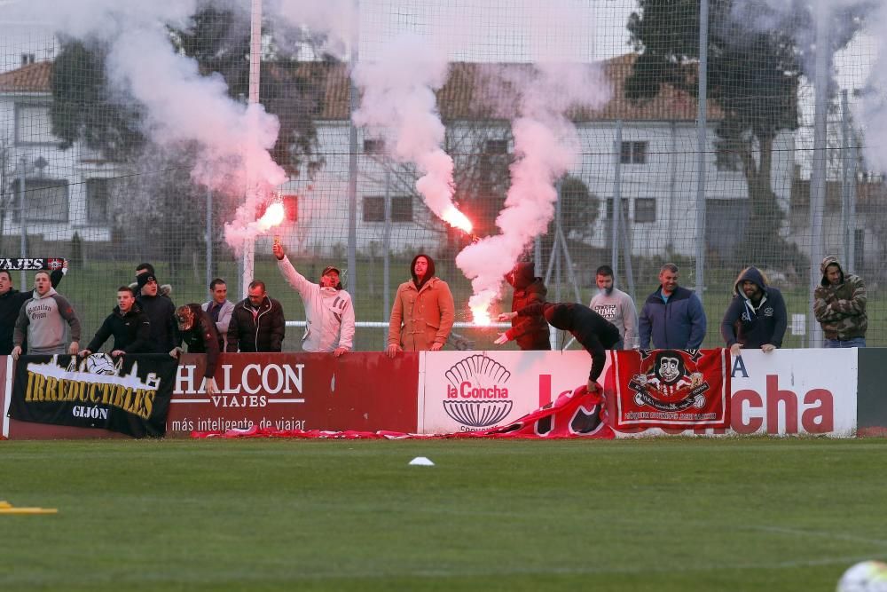 Entrenamiento del Sporting