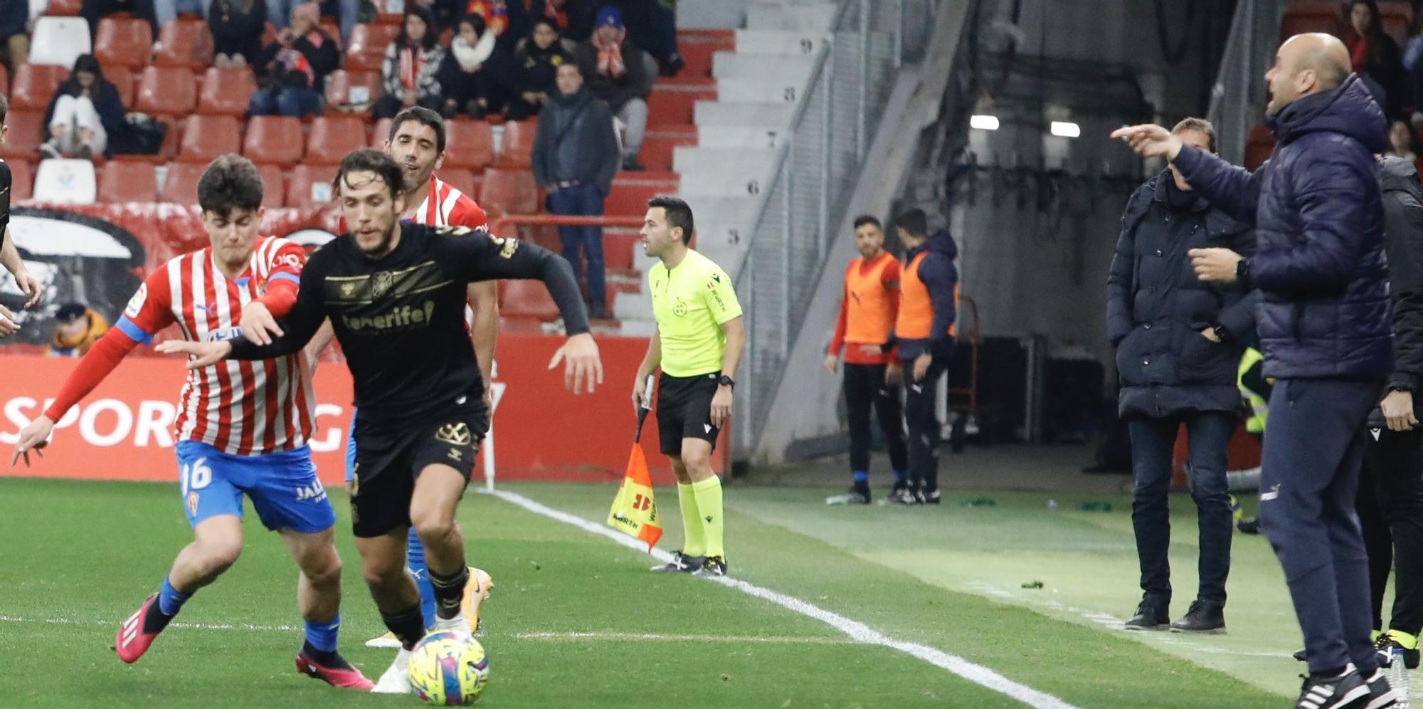 Así se vivió el encuentro entre el Sporting y el Tenerife