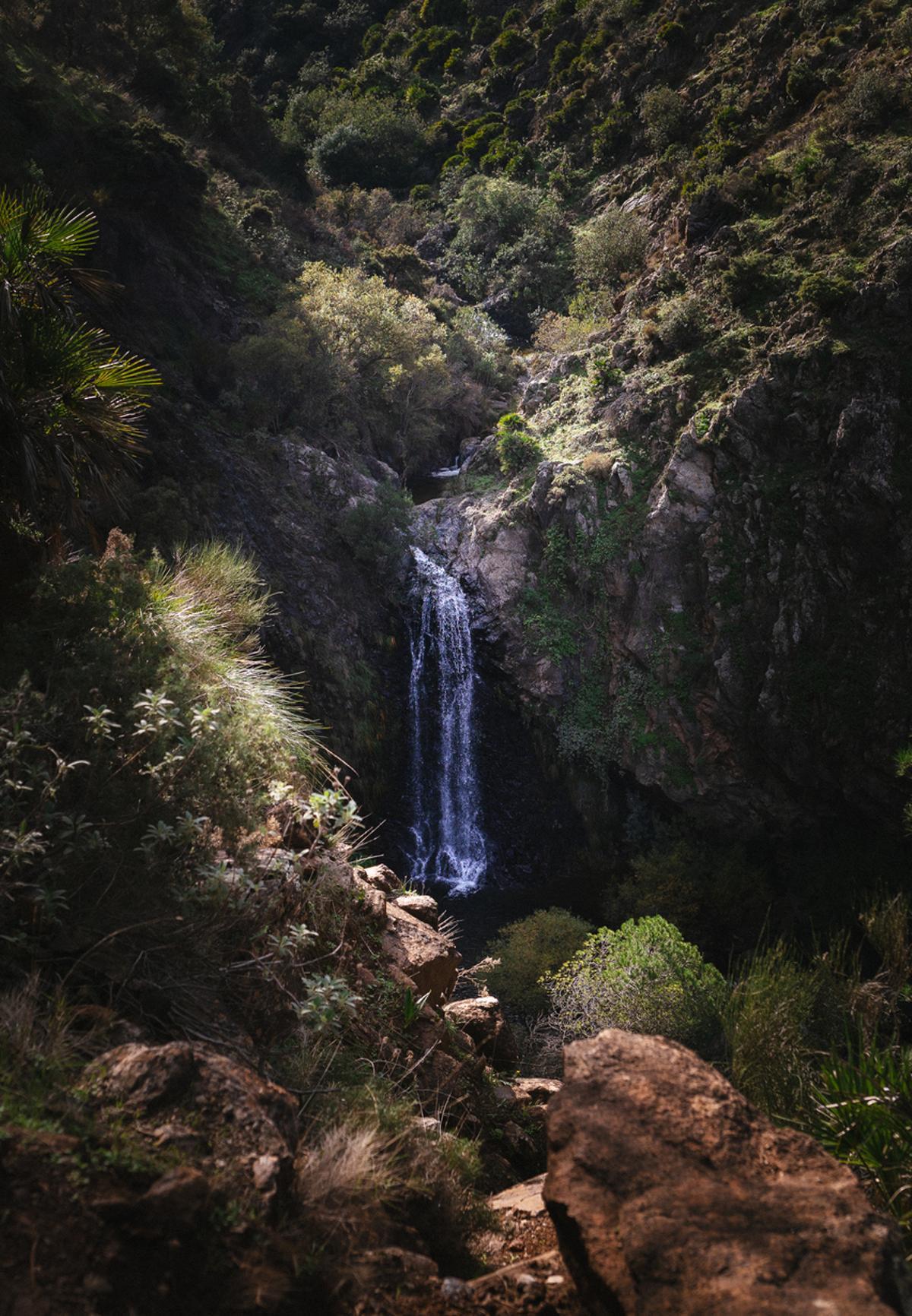 La cascada del Charco de la Virgen