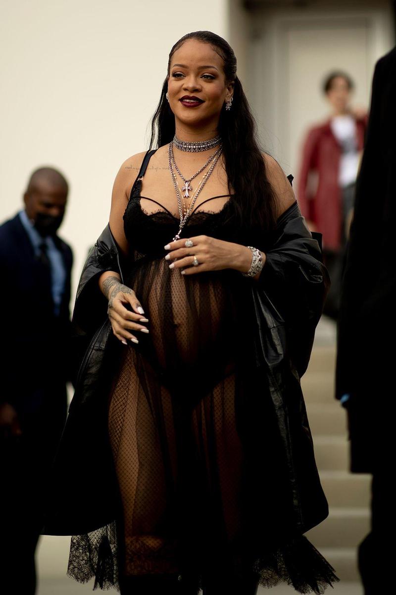 Rihanna en el desfile de Dior