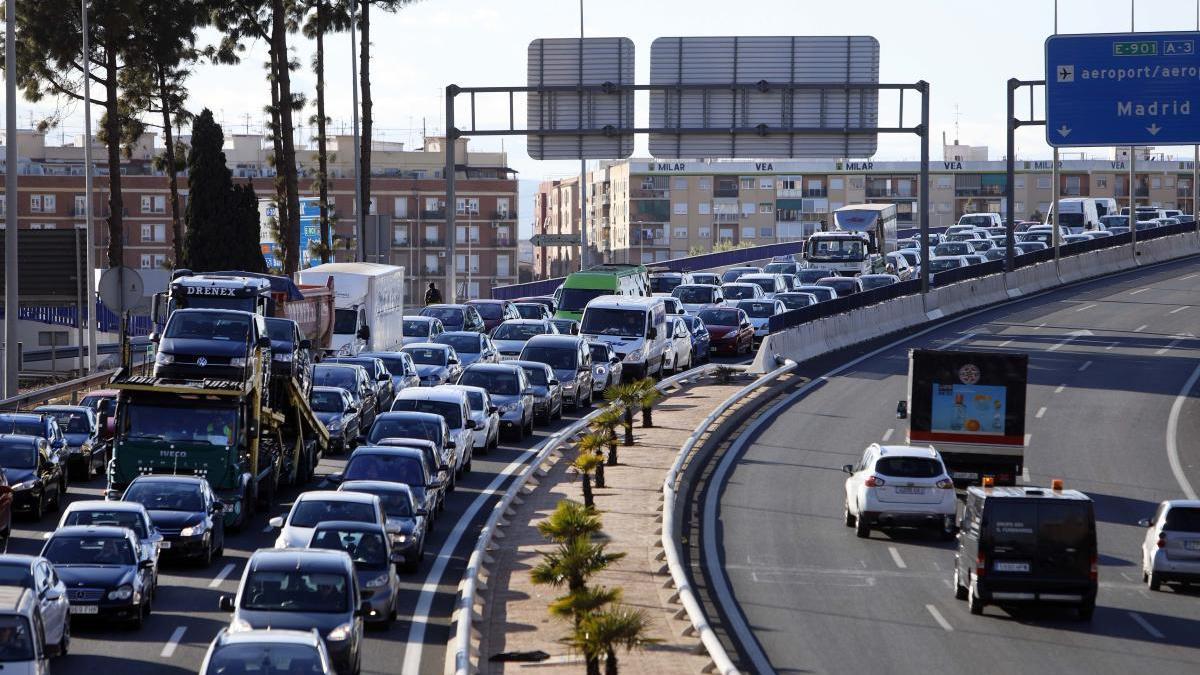 En la entrada a València desde Xirivella se propone un carril bus