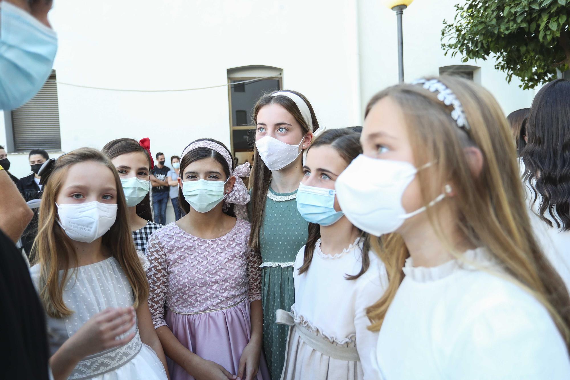 Primera aparición de las candidatas a falleras mayores de València 2022