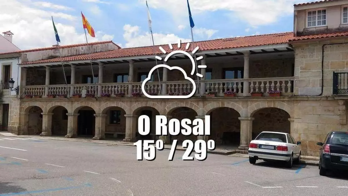 El tiempo en O Rosal: previsión meteorológica para hoy, martes 15 de septiembre