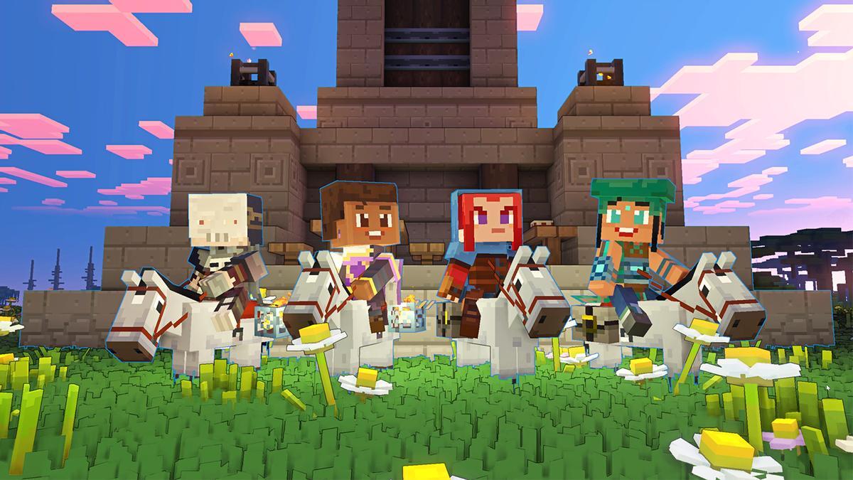 Microsoft pone fecha a Minecraft Legends para esta primavera.