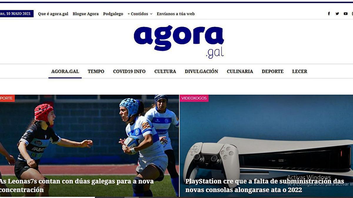 Portada de ‘Agora.gal’.   | // LA OPINIÓN