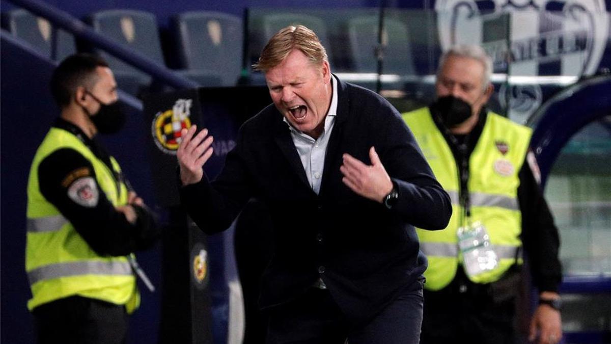 Koeman se marchó muy enfadado del Ciutat de València