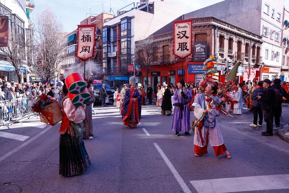 Gran desfile del Año Nuevo Chino.