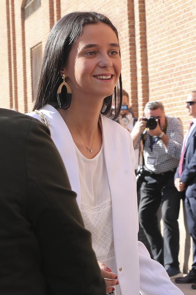 Victoria Federica llegando a la plaza de las Ventas en Madrid