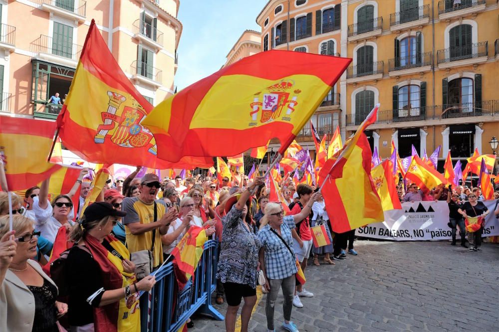 Concentración en Palma a favor de la unidad de España