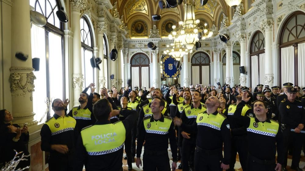 El cuerpo contará desde el jueves con la incorporación de los 36 nuevos policías locales que empezarán a prestar servicio en la ciudad