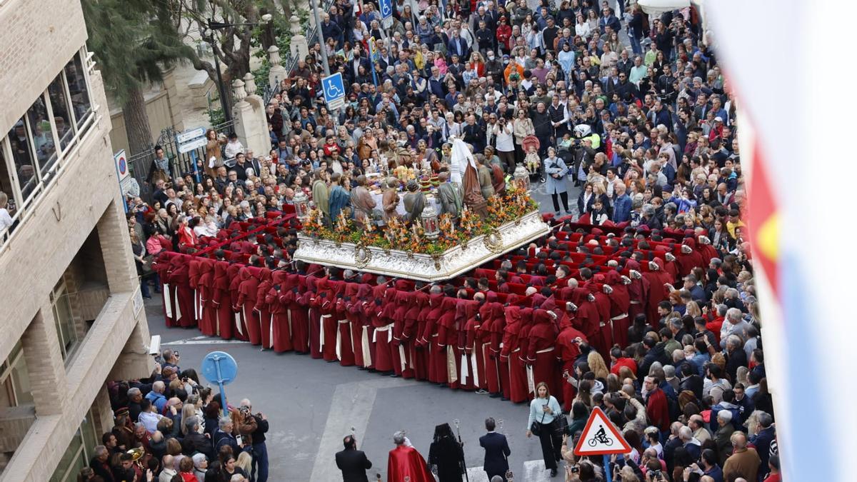 La Santa Cena más grande de España sale el Jueves Santo en Alicante