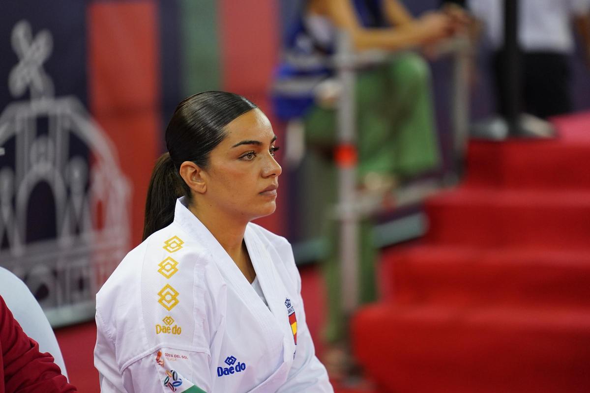 La karateca malagueña María Torres.