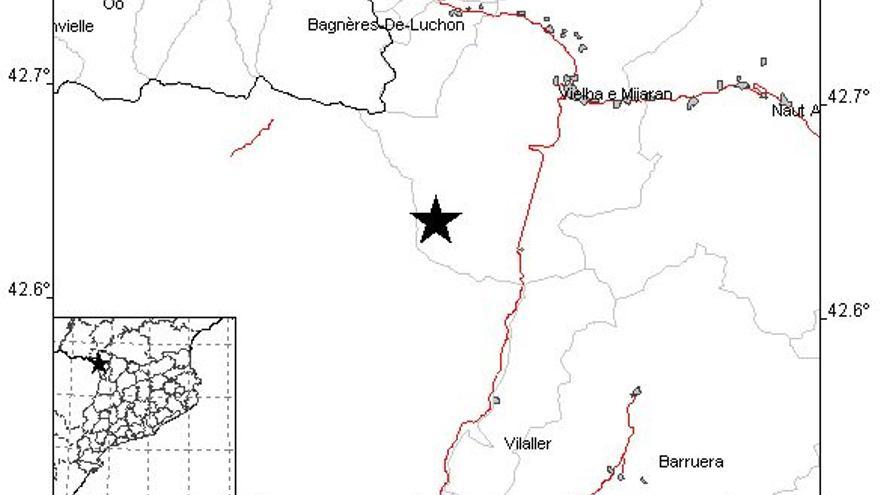 La Val d&#039;Aran registra un terratrèmol de 2,5 graus
