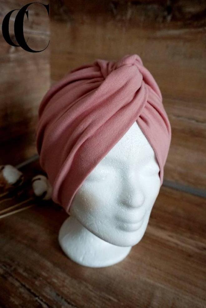 Turbante completo de algodón de Etsy