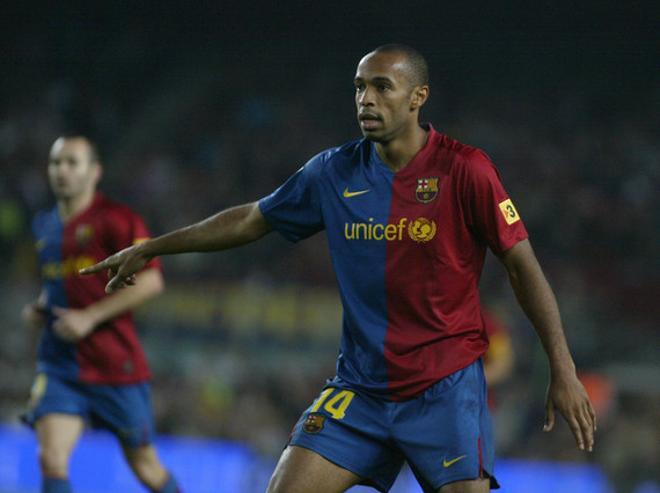 El paso de Thierry Henry por el Barça, en imágenes