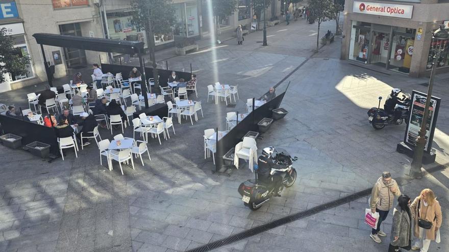 Las dos motos conseguidas por Hombreiro en 2023, hoy.