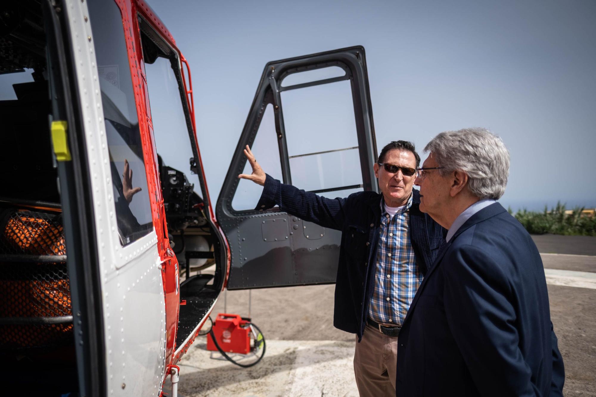 Presentación del nuevo modelo de helicópteros del Gobierno de Canarias