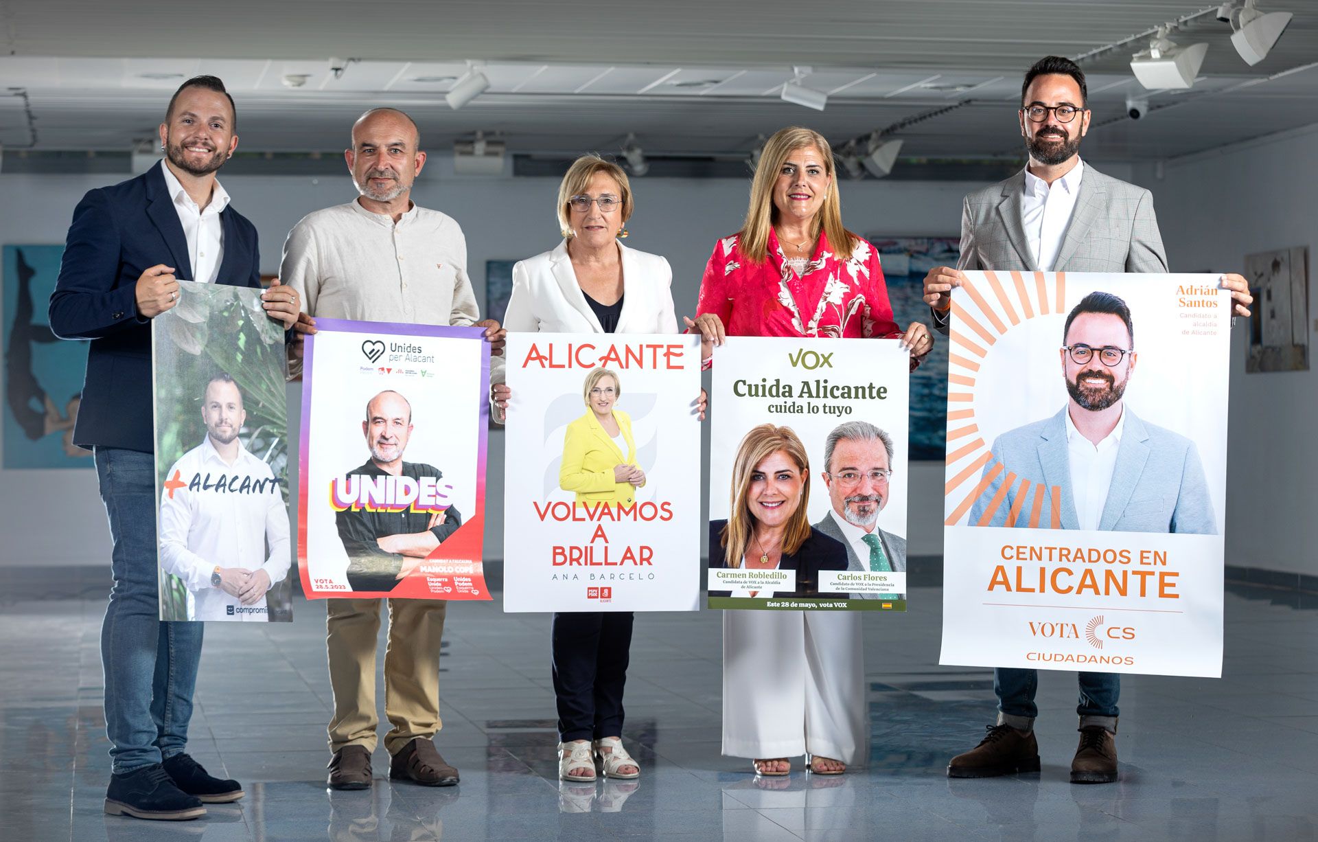 Candidatos a la alcaldía de Alicante