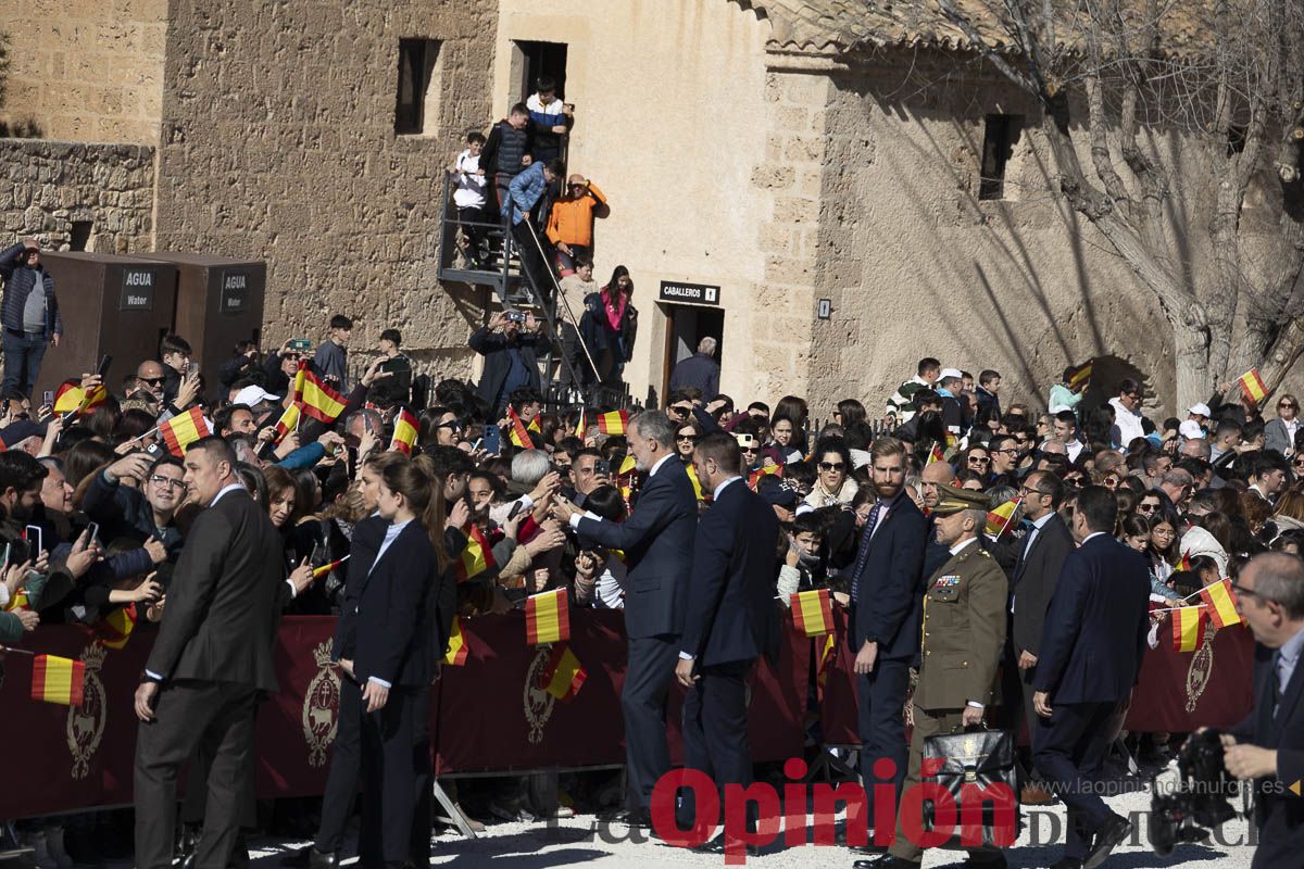 Visita de los reyes de España a Caravaca (explanada de la Basílica)