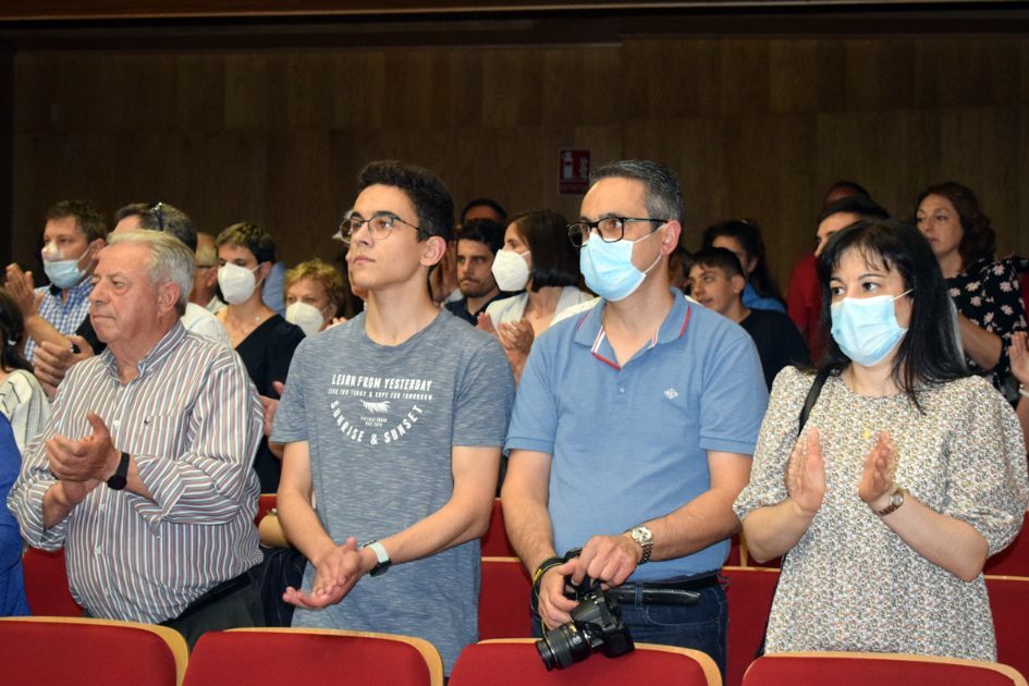 Un momento de la fiesta de graduación del IES de Valga.