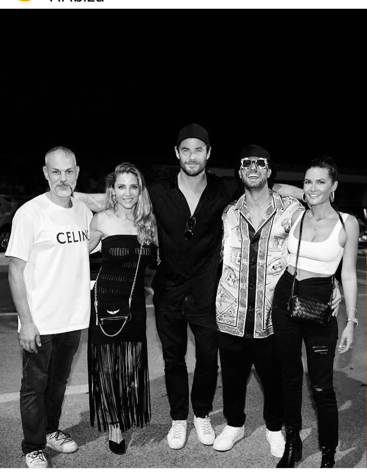 Chris Hemsworth y Elsa Pataky, de fiesta en Ibiza