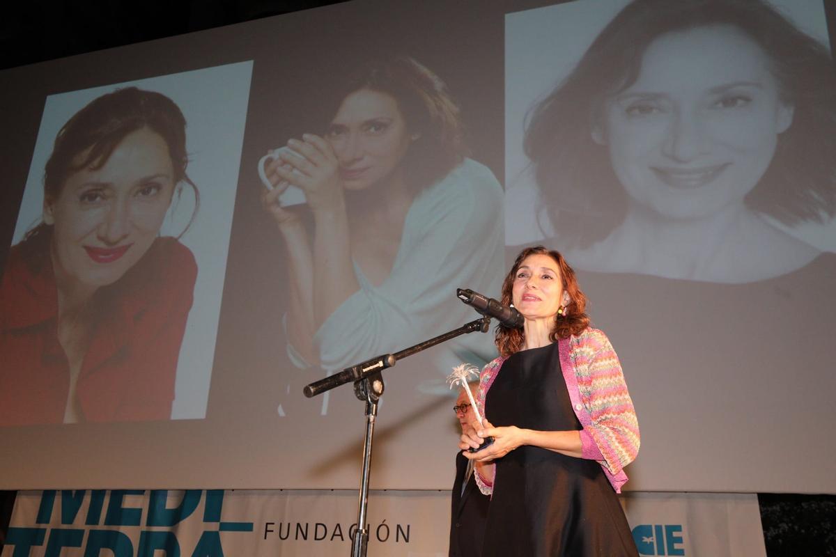 Reconocimiento a Rosana Pastor en el Festival de Cine de Elche.