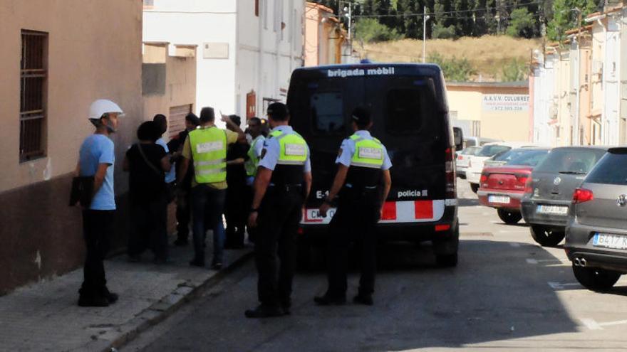 Un operatiu policial al barri del culubret (imatge d&#039;arxiu)