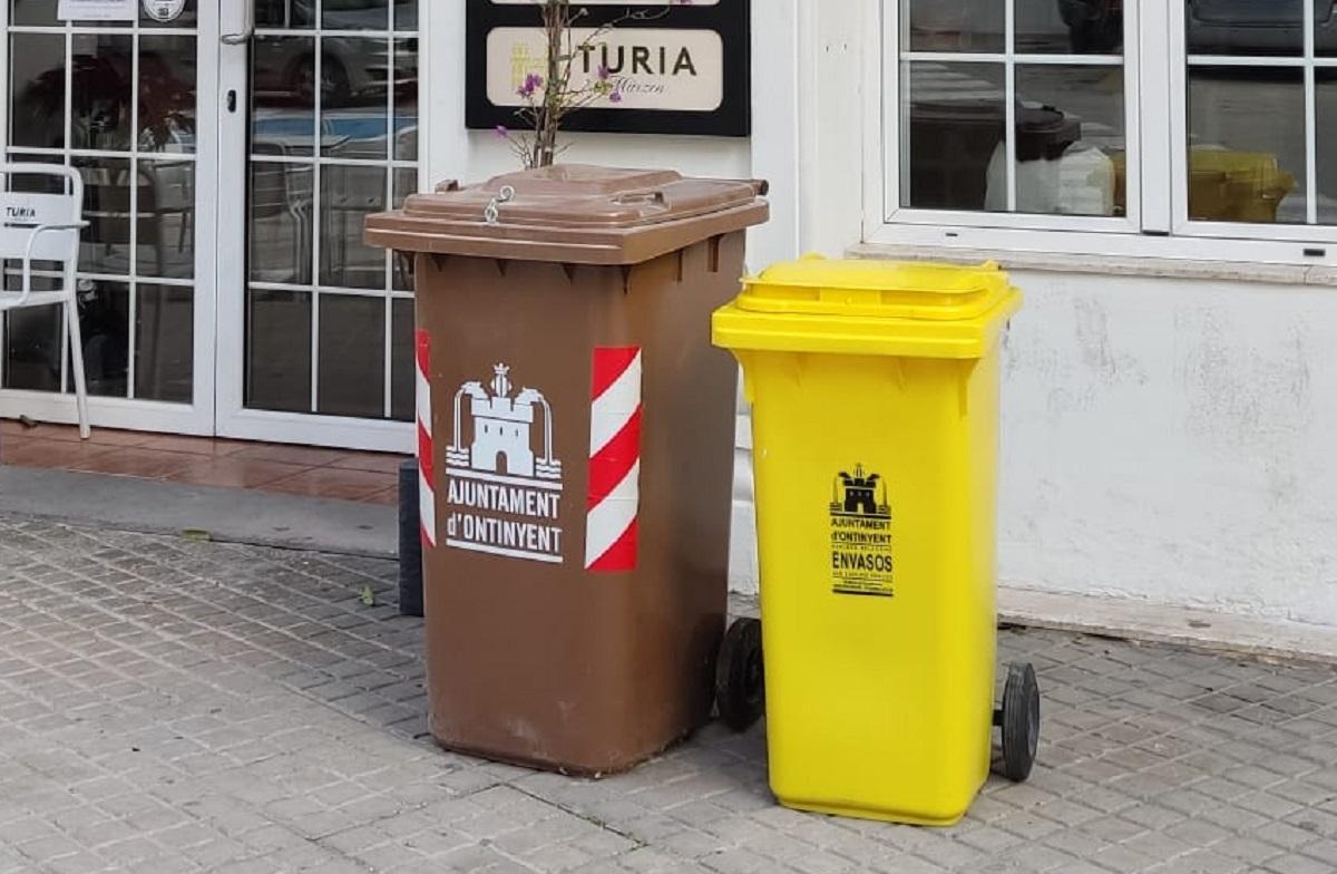 Imagen de los nuevos contenedores que van a ser desplegados en Ontinyent.