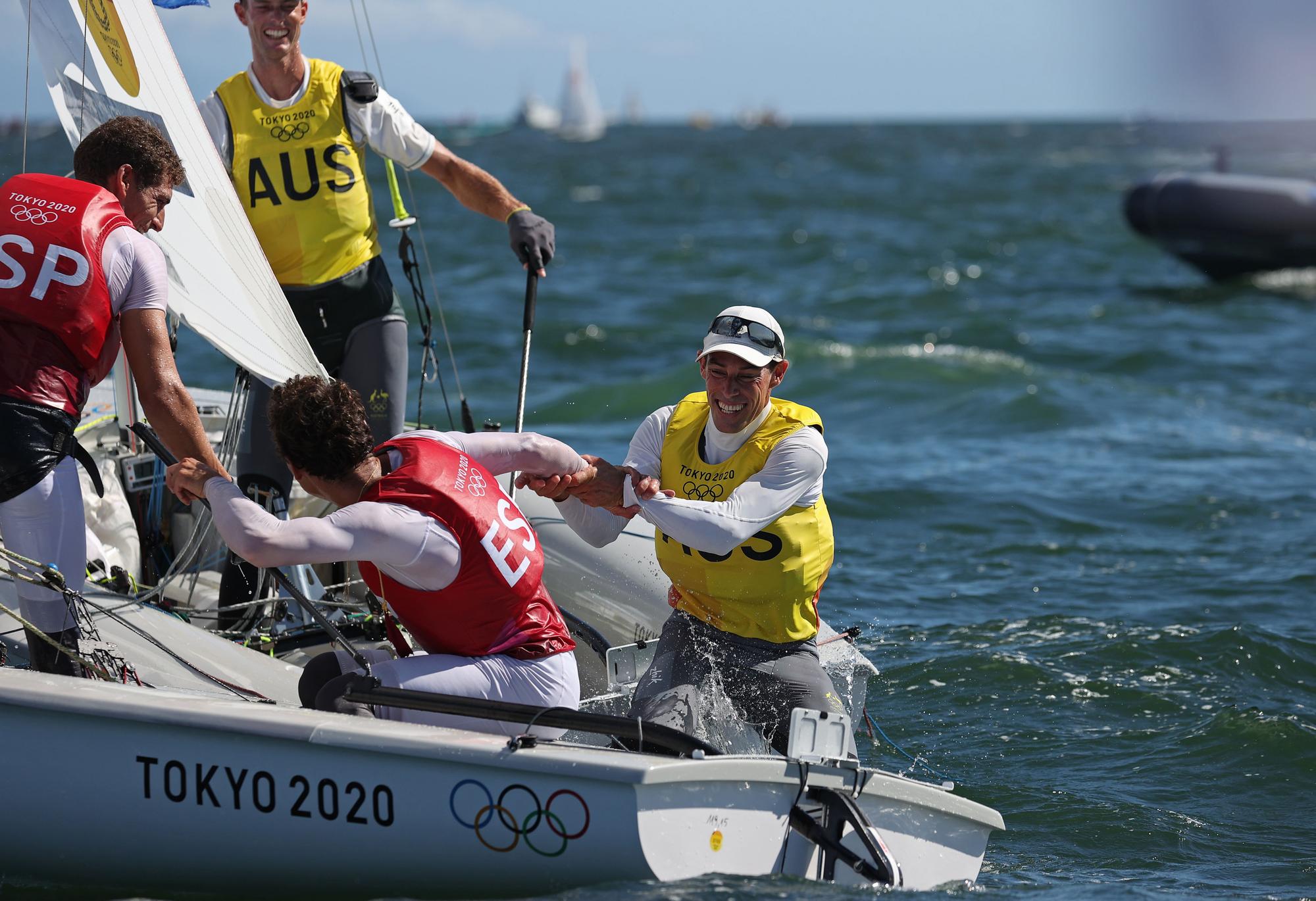 Nico Rodríguez y Jordi Xammar ganan el bronce en el 470 de vela en Tokyo 2020