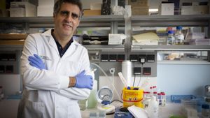 El investigador Manel Esteller en el Institut dInvestigació contra la Leucèmia Josep Carreras.