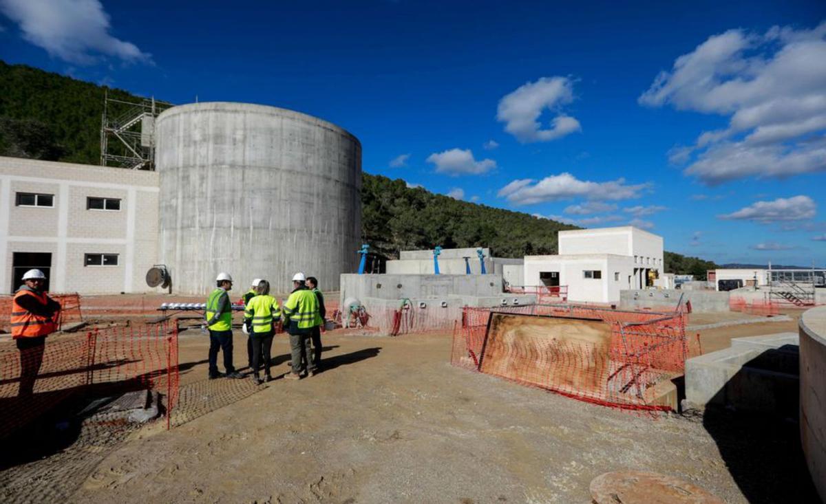 Las obras de la nueva depuradora en la zona de sa Coma. | TONI ESCOBAR