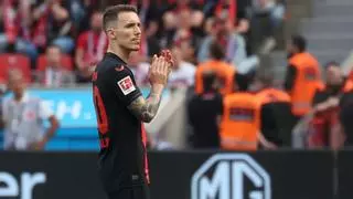 Grimaldo afirma que "es un orgullo" estar en la agenda del Real Madrid