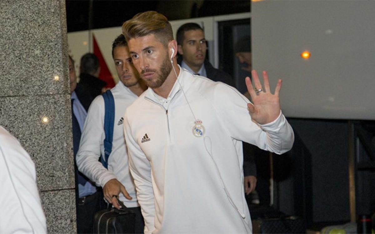 El Real Madrid llega a Barcelona El Real Madrid llega a Barcelona