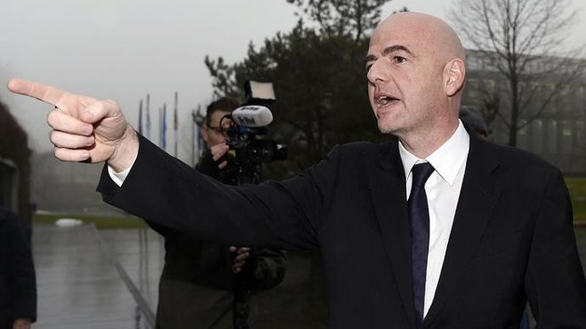 Infantino fue elegido el pasado viernes como nuevo presidente de la FIFA