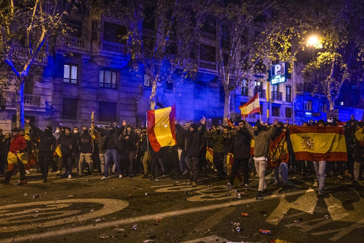 Segunda noche de altercados en las calles de Madrid