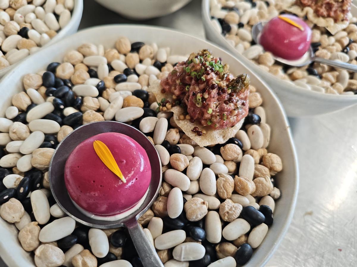Imagen de un plato elaborado por Sergio.
