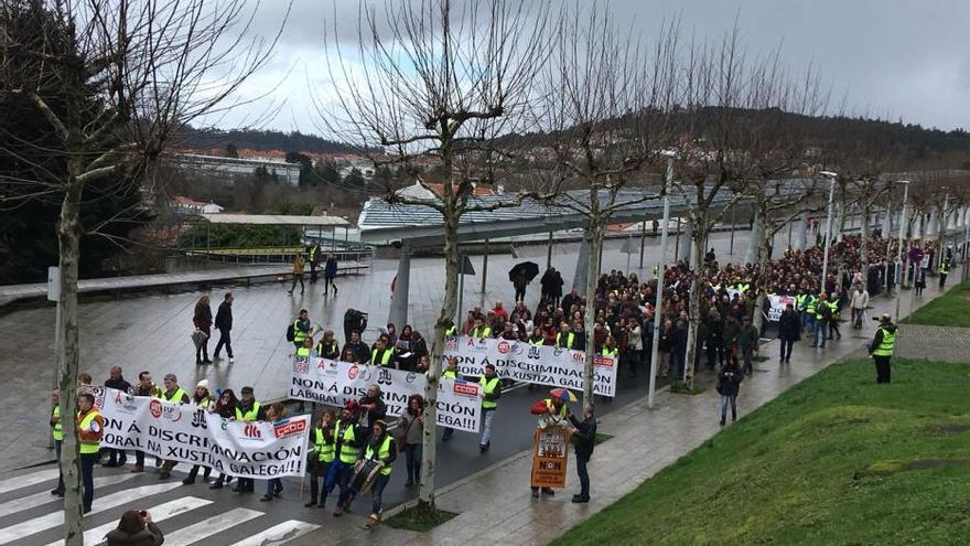 "Histórica" movilización de trabajadores judiciales en Galicia