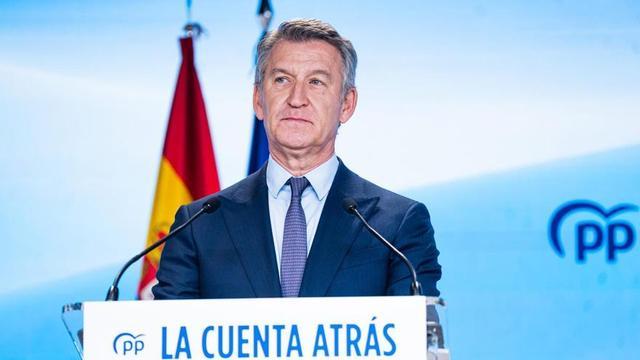 El president del Partit Popular, Alberto Núñez Feijóo, la setmana passada a Madrid. | CÉSAR VALLEJO RODRÍGUEZ / EUROPA PRESS