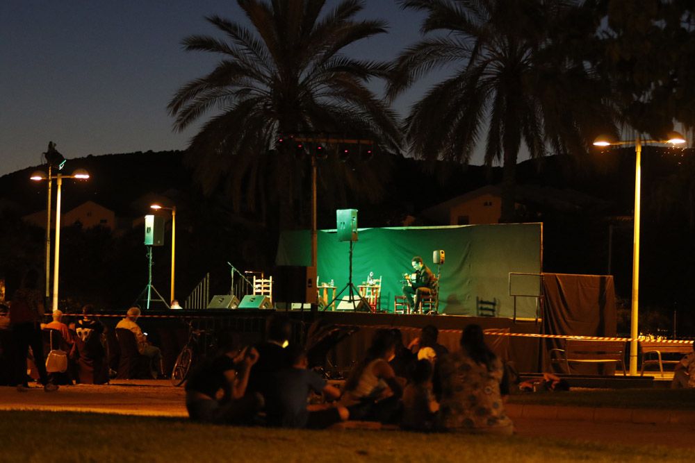 Plazuela de los Gitanos en los jardines de Miralbaida