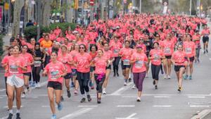 Marea rosa per la Cursa de les Dones