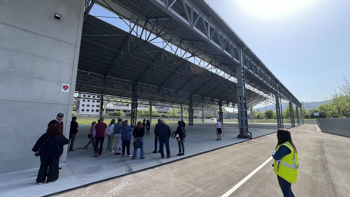 Así es el nuevo recinto ferial de Talleres del Conde en La Felguera