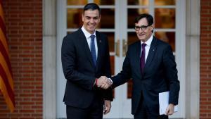 Sánchez i Illa es reuneixen a la Moncloa en plena crisi per la corrupció del PSOE