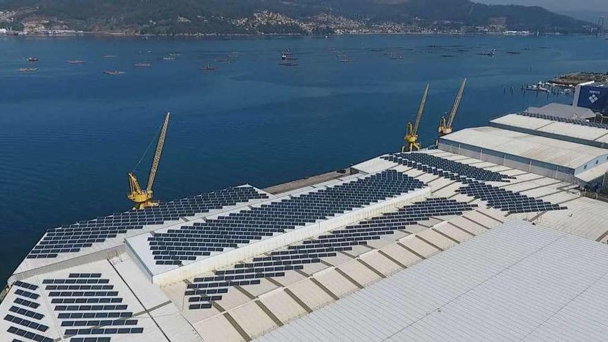 Instalación de energía solar fotovoltaica para autoconsumo de EDF Solar en la sede de Frigalsa. // FdV