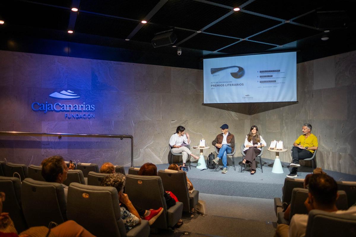 Presentación de los Premios Literarios de CajaCanarias