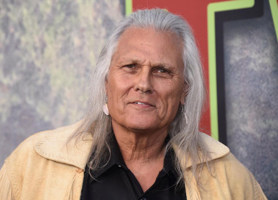 Michael Horse attends the premiere of "Twin ...