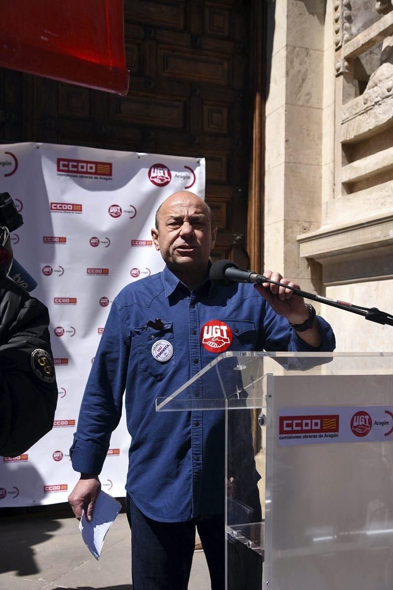 Fotod de la manifestación 1 de mayo- Día del trabajador